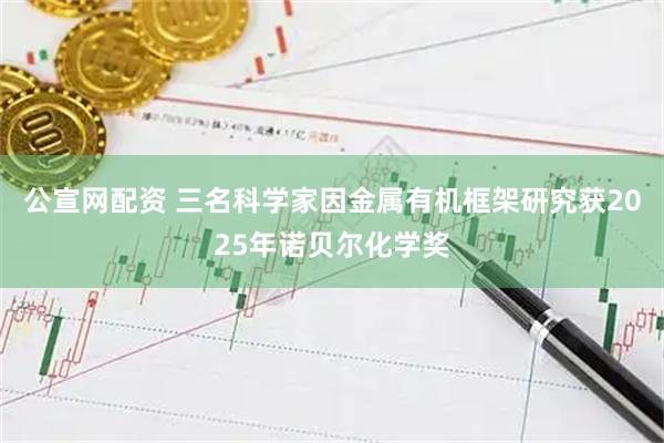 公宣网配资 三名科学家因金属有机框架研究获2025年诺贝尔化学奖